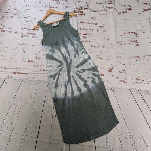 Anthropologie Saturday Sunday Tie Dye Midi Dress - Picture 8 of 8